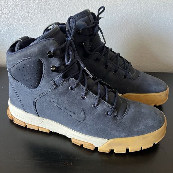 Nike Air Nevist 6 ACG Boots Shoes  Navy Men’s Size 11 454402-400 - Picture 1 of 7